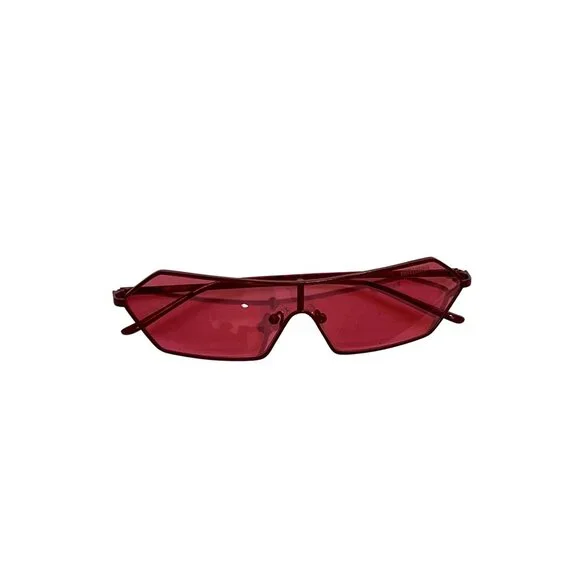 Poppy Lissiman RAZR Sunglasses in Red - Picture 1 of 6
